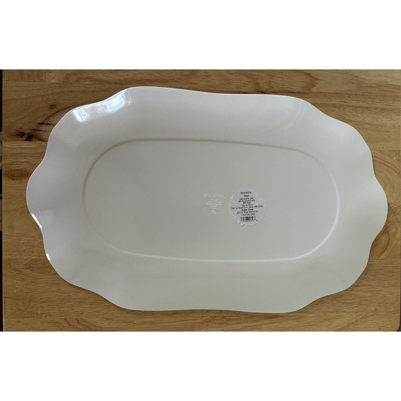 Opalhouse Valentine’s Day Heart Waffles Serving Platter Tray Melamine - Picture 3 of 3